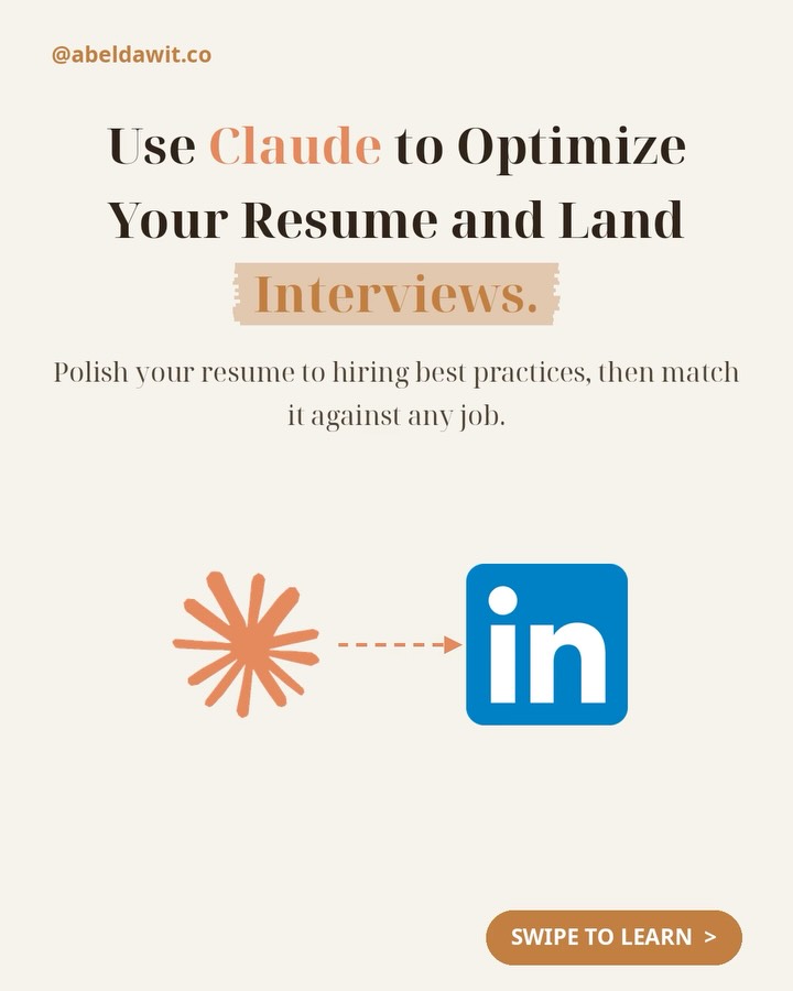 First slide of the post How to Optimize Your Resume and Get More Interviews.